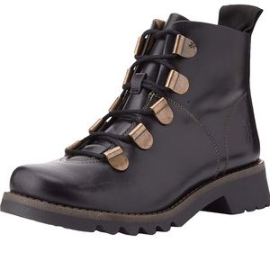 Gorgeous Fly London Roji Leather biker boots